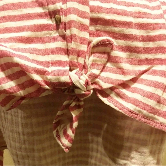 NWT Pink striped tank top - Picture 4 of 8